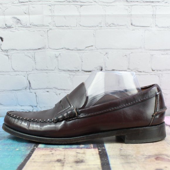 Sebago Other - Sebago Brown Leather Handsewn Penny Dress Casual Loafers Shoes Size 8 D